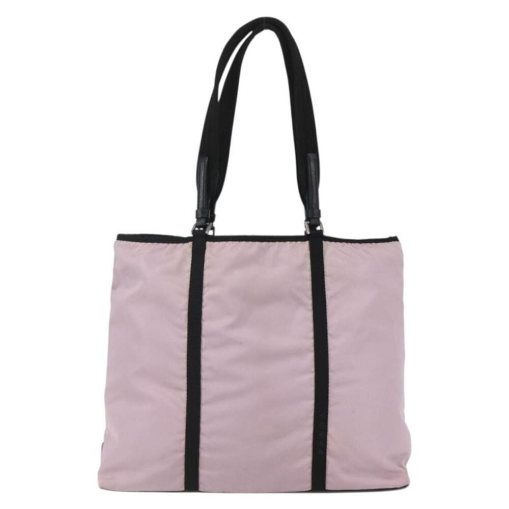 Prada Vintage Tote Tessuto Pink Nylon Tote Bag Bag